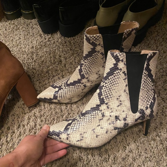 Joie Women's Ralti Python Print Bootie - Picture 2 of 2